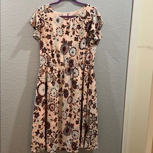 Midi flower dress